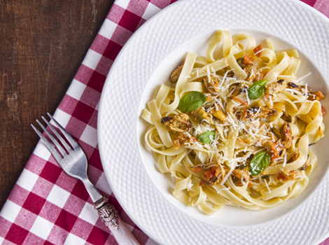 Malma Tagliatelle nidi z małżami